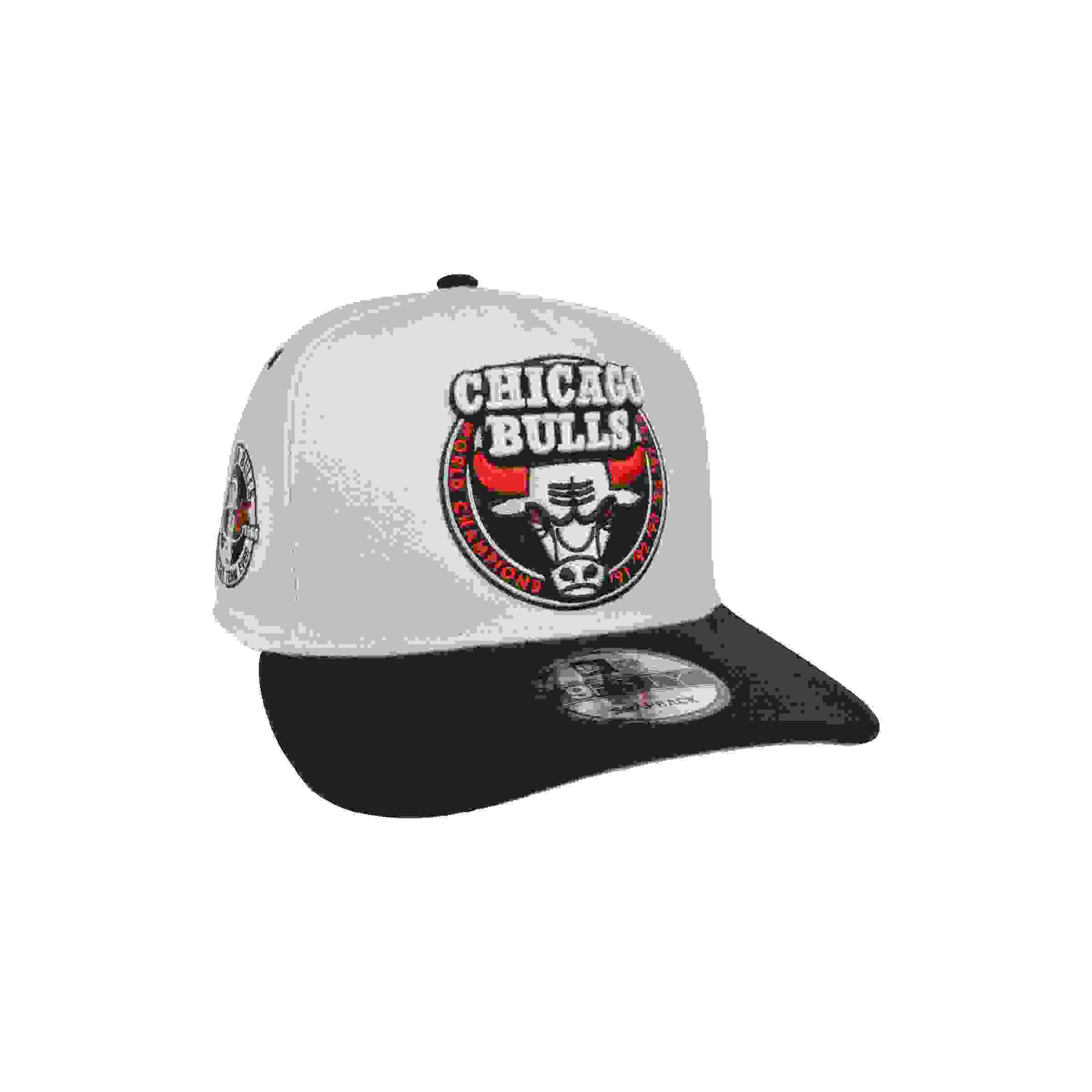 New Era Chicago Bulls 9FIFTY A-Frame Cream/Black Snapback Hat